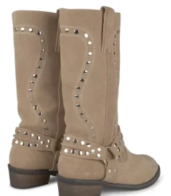 Botas Azules*Alma en Pena Comprar Bota Plana Con Tachuelas