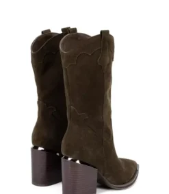 Botas Tacón*Alma en Pena Comprar Botas Vaqueras Lisas Con Tacón