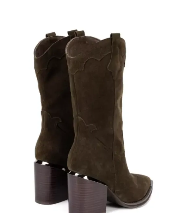 Botas Tacón*Alma en Pena Comprar Botas Vaqueras Lisas Con Tacón
