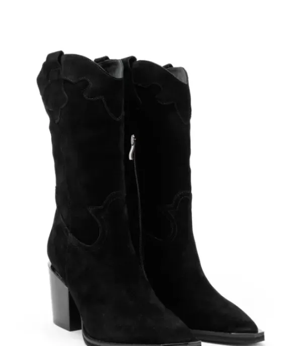 Botas Tacón*Alma en Pena Comprar Botas Vaqueras Lisas Con Tacón