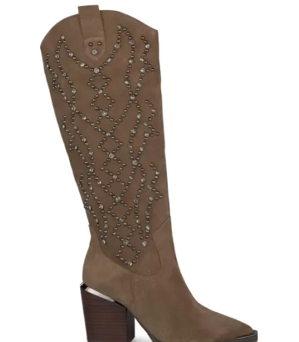Botas Tacón*Alma en Pena Comprar Bota Tacón Con Tachas Dibujo