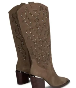 Botas Tacón*Alma en Pena Comprar Bota Tacón Con Tachas Dibujo