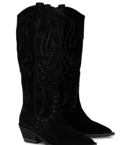 Botas Planas*Alma en Pena Comprar Bota Vaquera Adornada Con Pedreria