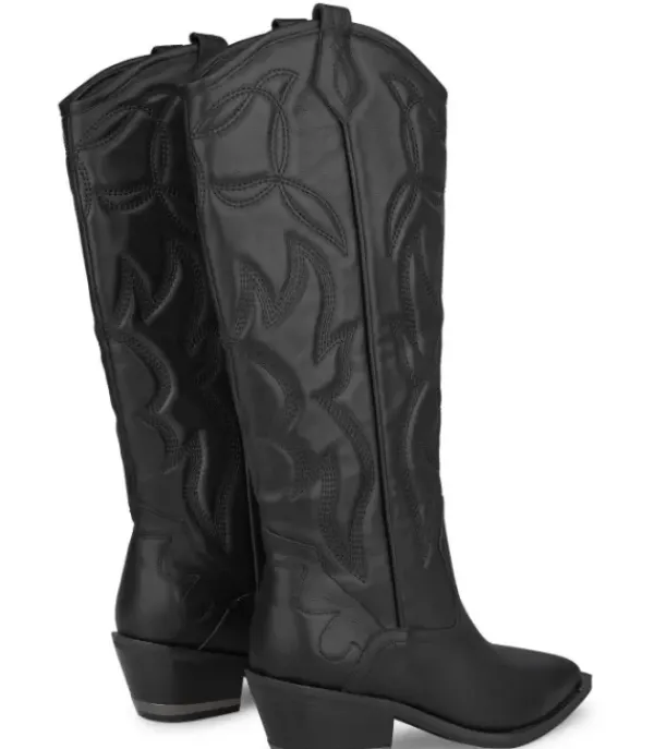 Botas Planas*Alma en Pena Comprar Bota Vaquera Con Bordado