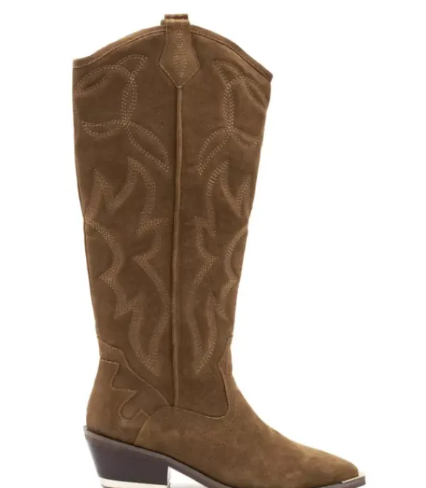 Botas Planas*Alma en Pena Comprar Bota Vaquera Con Bordado