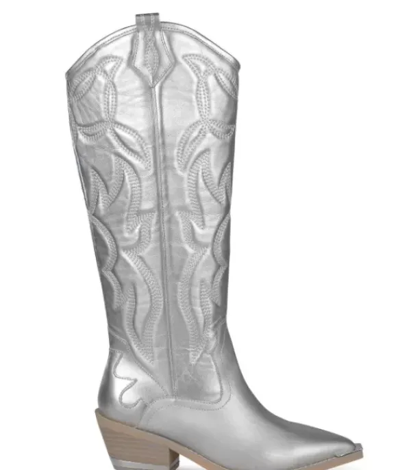 Botas Planas*Alma en Pena Comprar Bota Vaquera Con Bordado