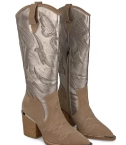 Botas Tacón*Alma en Pena Comprar Bota Vaquera Con Bordado