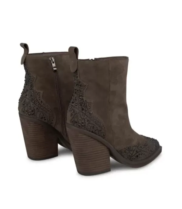 Botines Tacón*Alma en Pena Comprar Botin Adornado Con Pedreria