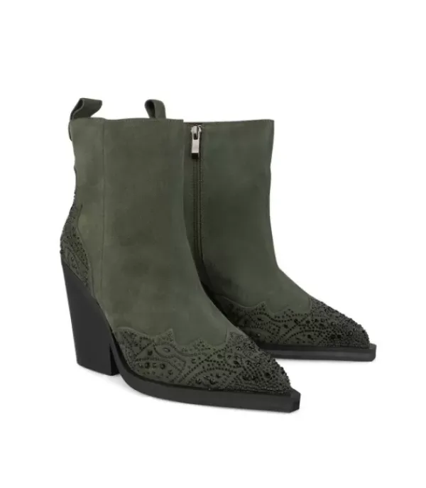 Botines Tacón*Alma en Pena Comprar Botin Adornado Con Pedreria