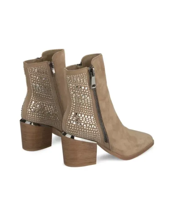 Botines Tacón*Alma en Pena Comprar Botin Adornos Cremallera Lateral