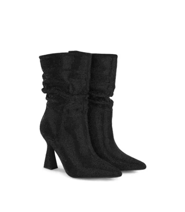 Botines Azules*Alma en Pena Comprar Botin Con Cana Texturizada Y Arrugada