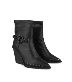 Botines Tacón*Alma en Pena Comprar Botin Con Cinturon De Diamantes De Imitacion