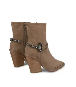 Botines Tacón*Alma en Pena Comprar Botin Con Cinturon De Diamantes De Imitacion