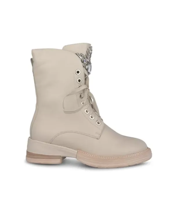 Botines Planos*Alma en Pena Comprar Botin Con Cordones Y Strass