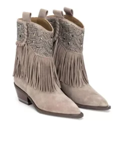 Botines Planos*Alma en Pena Comprar Botin Con Flecos