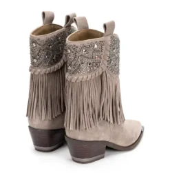 Botines Planos*Alma en Pena Comprar Botin Con Flecos