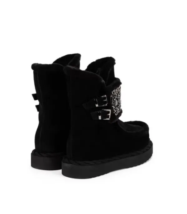 Botines Planos*Alma en Pena Comprar Botin Con Pelo Y Adorno