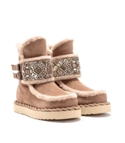 Botines Planos*Alma en Pena Comprar Botin Con Pelo Y Adorno