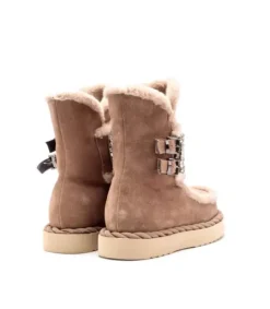 Botines Planos*Alma en Pena Comprar Botin Con Pelo Y Adorno