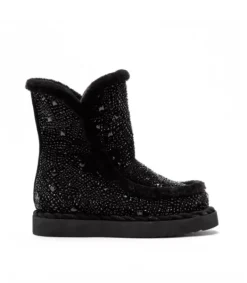 Botines Planos*Alma en Pena Comprar Botin Con Pelo Y Pedreria