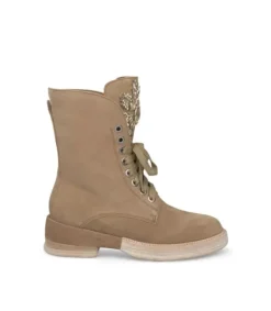 Botines Planos*Alma en Pena Comprar Botin Cordon Adorno Pedreria