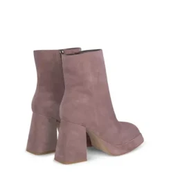 Botines Tacón*Alma en Pena Comprar Botin De Piel Con Punta Cuadrada