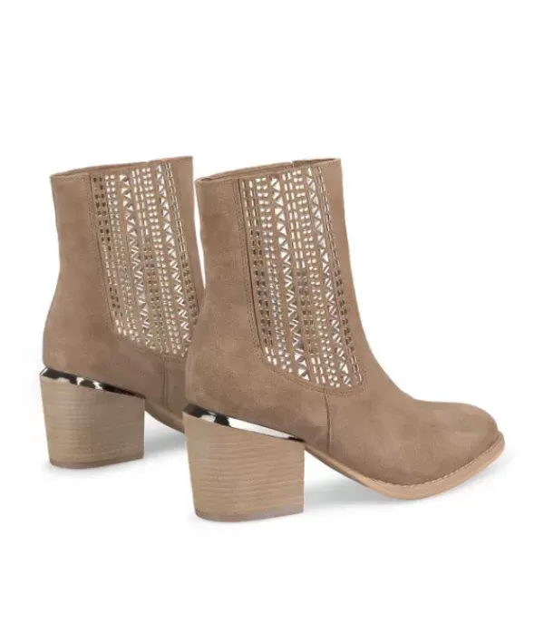 Botines Tacón*Alma en Pena Comprar Botin Elastico Con Pedreria