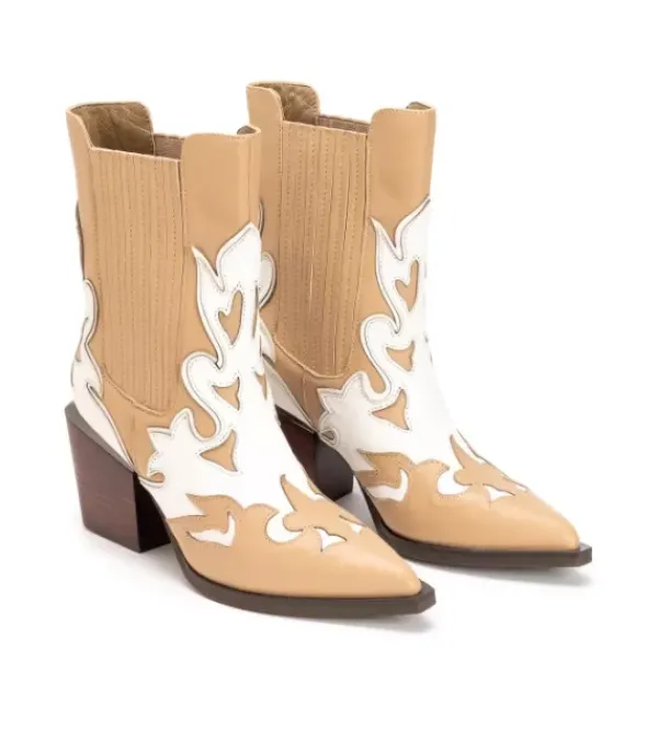 Botines Tacón*Alma en Pena Comprar Botines Estilo Cowboy