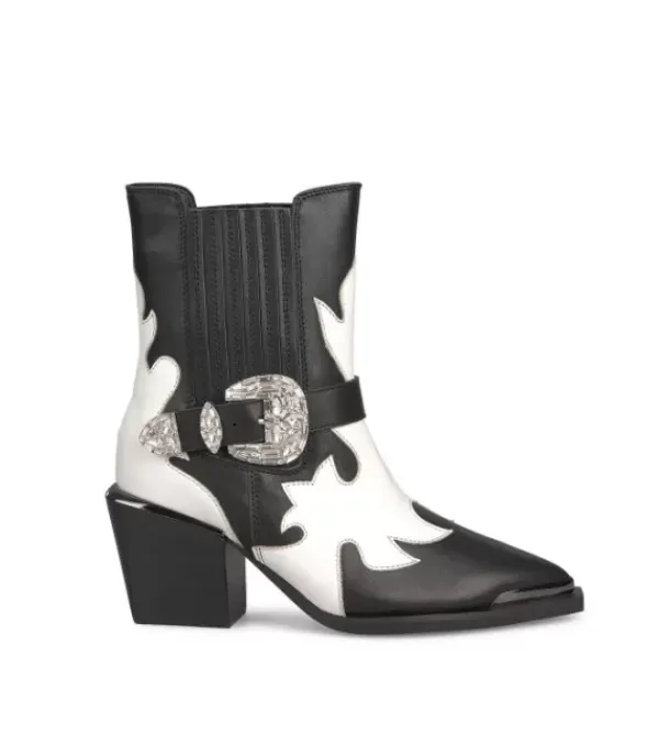 Botines Tacón*Alma en Pena Comprar Botin Estilo Cowboy Hebilla