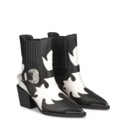 Botines Tacón*Alma en Pena Comprar Botin Estilo Cowboy Hebilla