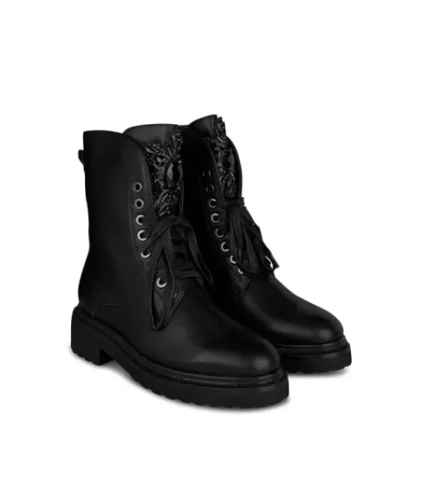 Botines Planos*Alma en Pena Comprar Botin Piel Cordones