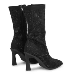 Botines Tacón*Alma en Pena Comprar Botin Tacón Cuadrado Pedreria