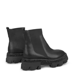 Botines Planos*Alma en Pena Comprar Botin Track Con Pedreria