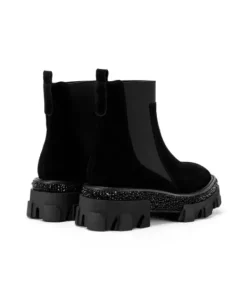 Botines Planos*Alma en Pena Comprar Botin Track Con Pedreria