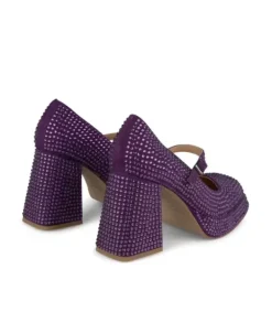 Zapatillas*Alma en Pena Comprar Sandalia Con Punta Cuadrada Y Pedreria