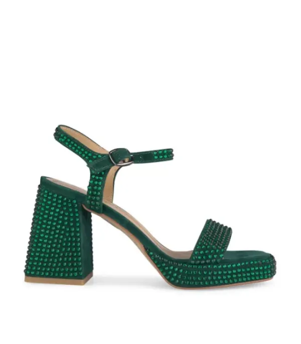 Sandalias De Tacón Alto*Alma en Pena Comprar Sandalia Tacón Cubierta Pedreria