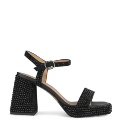 Sandalias De Tacón Alto*Alma en Pena Comprar Sandalia Tacón Cubierta Pedreria