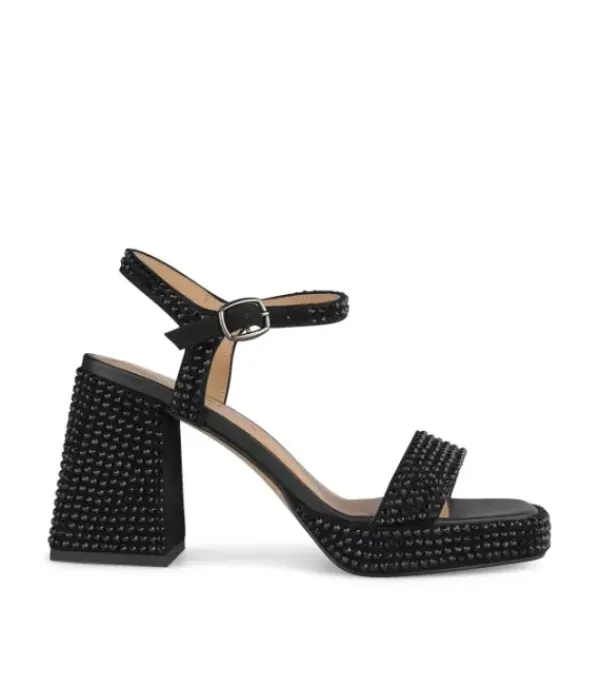 Sandalias De Tacón Alto*Alma en Pena Comprar Sandalia Tacón Cubierta Pedreria