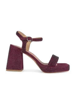Sandalias De Tacón Alto*Alma en Pena Comprar Sandalia Tacón Cubierta Pedreria