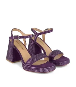 Sandalias De Tacón Alto*Alma en Pena Comprar Sandalia Tacón Cubierta Pedreria