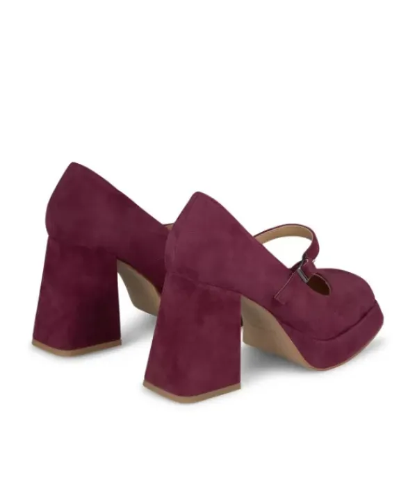Zapatillas*Alma en Pena Comprar Sandalia Tacón Punta Cuadrada