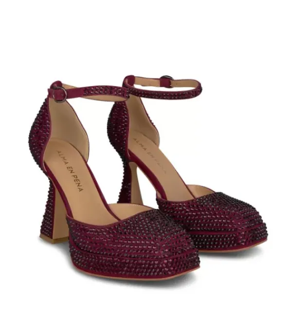 Zapatillas*Alma en Pena Comprar Sandalia Tacón Strass