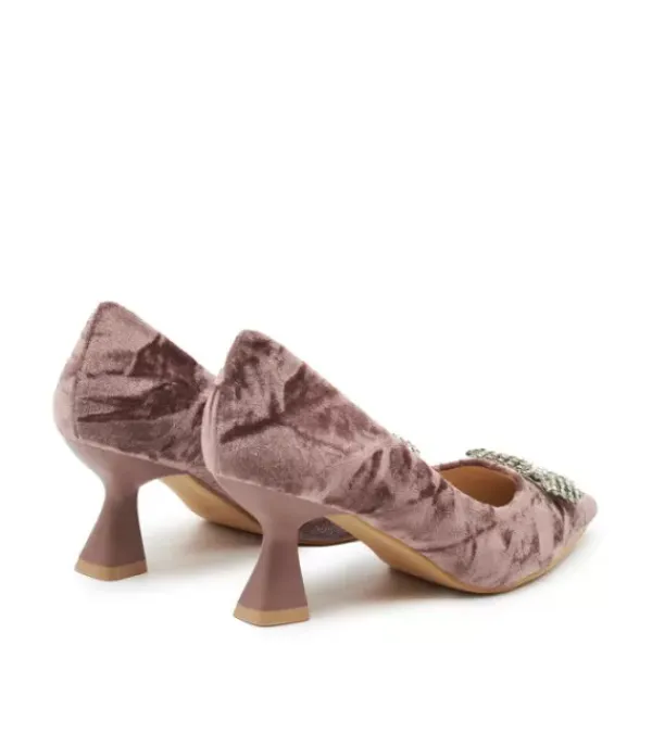 Zapatos De Tacón Azules*Alma en Pena Comprar Zapato Punta Puntiaguda Con Adorno