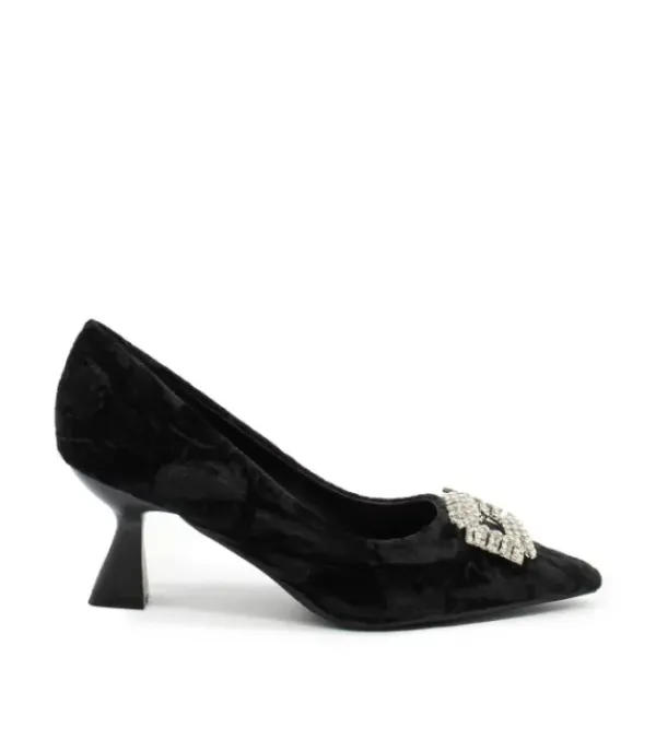 Zapatos De Tacón Azules*Alma en Pena Comprar Zapato Punta Puntiaguda Con Adorno