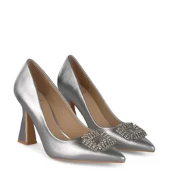 Zapatos De Tacón Azules*Alma en Pena Comprar Zapatos De Tacón Con Hebilla Y Pedreria