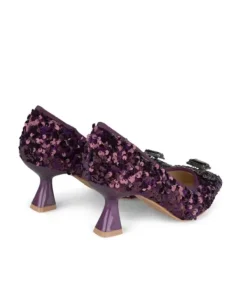 Zapatos De Tacón Azules*Alma en Pena Comprar Zapatos De Tacón Con Lentejuelas
