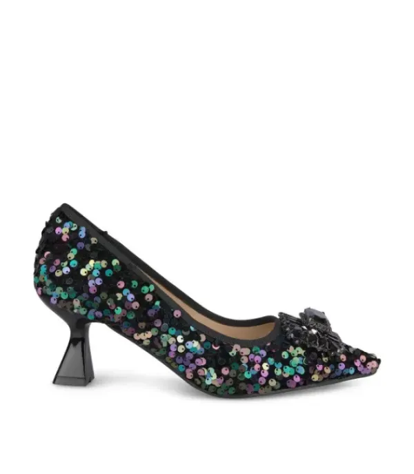 Zapatos De Tacón Azules*Alma en Pena Comprar Zapatos De Tacón Con Lentejuelas