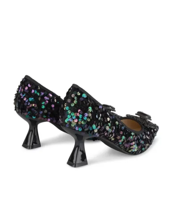 Zapatos De Tacón Azules*Alma en Pena Comprar Zapatos De Tacón Con Lentejuelas