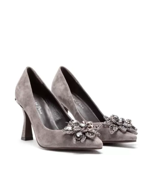 Zapatillas*Alma en Pena Comprar Zapato Tacón Adorno Flor