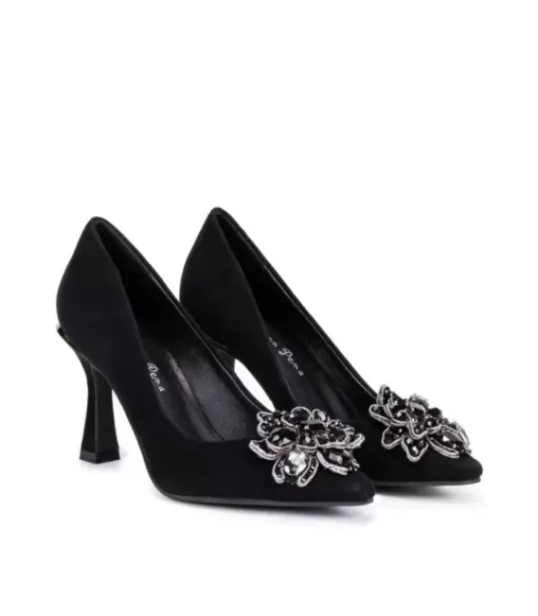 Zapatillas*Alma en Pena Comprar Zapato Tacón Adorno Flor